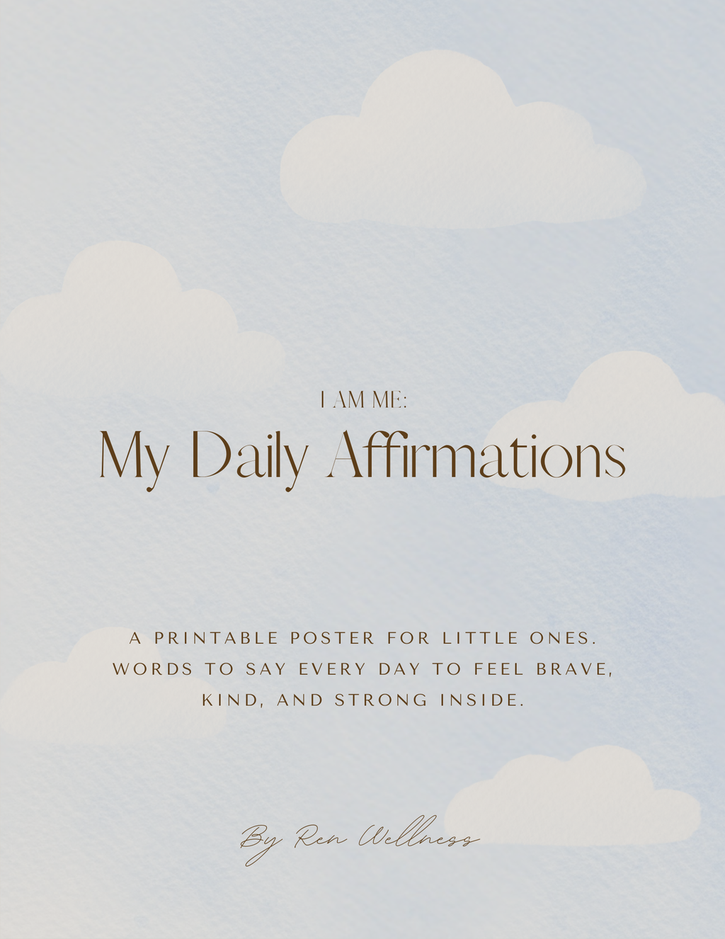 Free Affirmation Poster