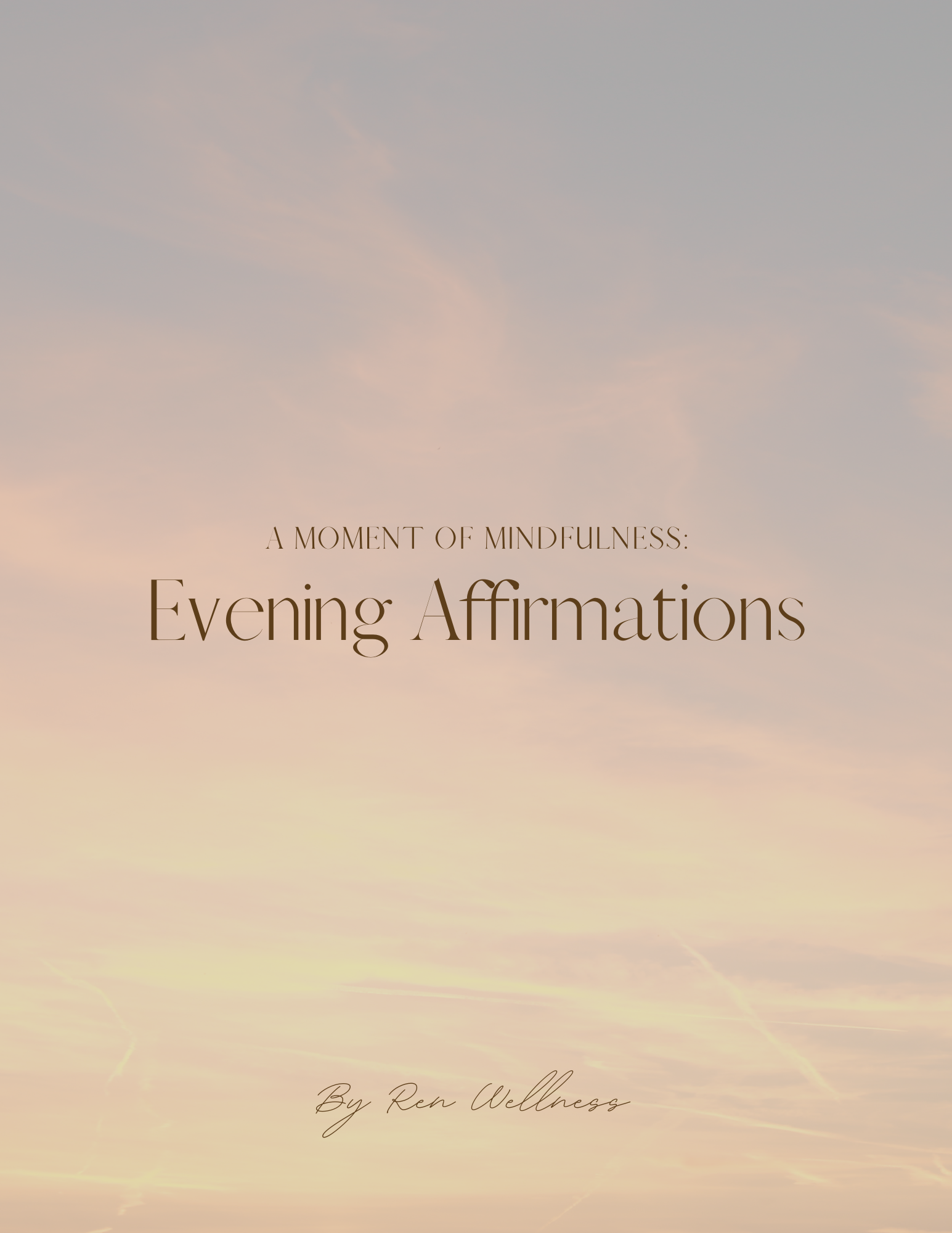 Mindful Evening Affirmations