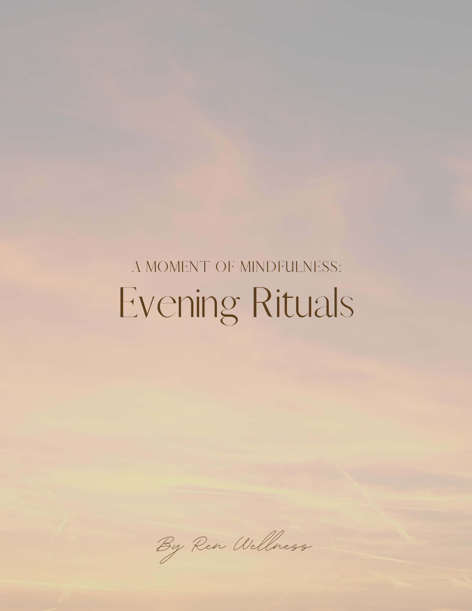 Mindful Evening Rituals