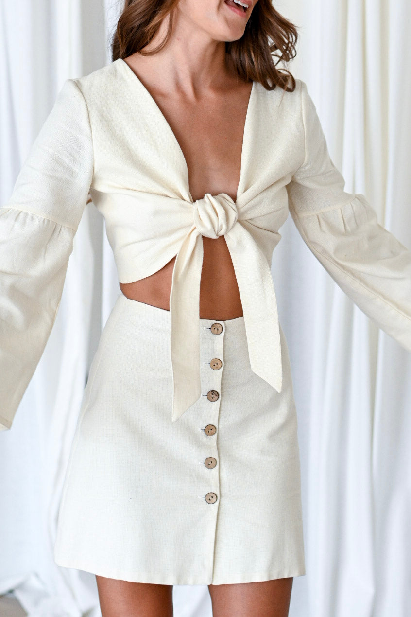 Sunday Dreaming Mini Skirt | Hemp & Organic Cotton